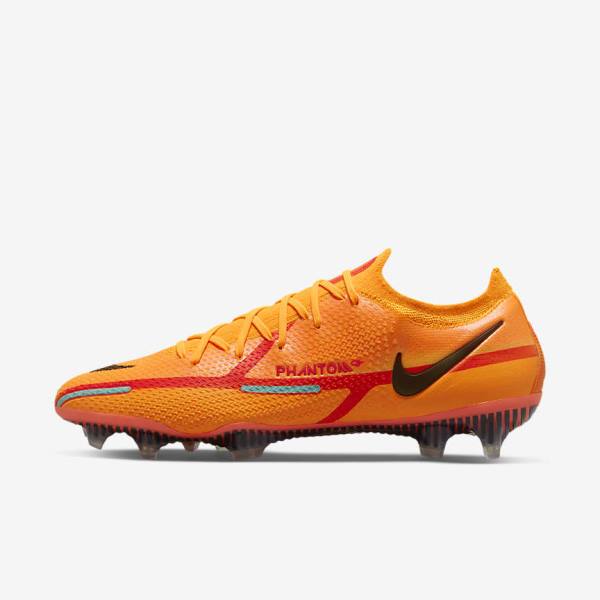 Dámské Kopačky Nike Phantom GT2 Elite FG Firm-Ground Oranžové Světle Červené Černé | NK146VJO