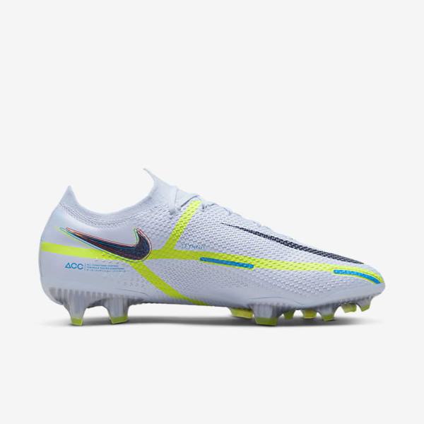 Dámské Kopačky Nike Phantom GT2 Elite FG Firm-Ground Šedé Světle Blankyt | NK895LXZ