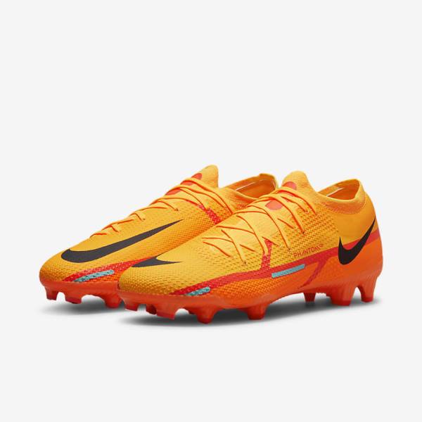 Dámské Kopačky Nike Phantom GT2 Pro FG Firm-Ground Oranžové Světle Červené Černé | NK178VDP