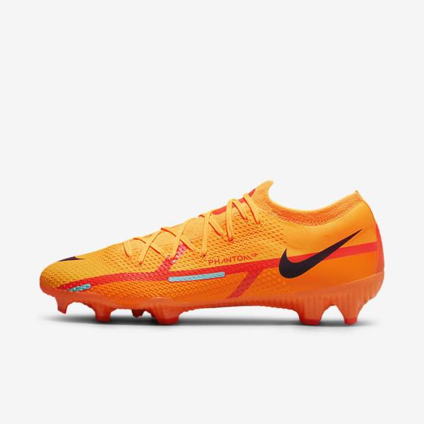 Dámské Kopačky Nike Phantom GT2 Pro FG Firm-Ground Oranžové Světle Červené Černé | NK178VDP