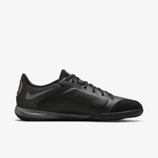 Dámské Kopačky Nike Tiempo Legend 9 Academy IC Indoor-Court Černé Tmavě Šedé Metal Zlaté Černé | NK042RXB