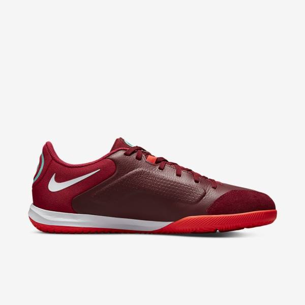 Dámské Kopačky Nike Tiempo Legend 9 Academy IC Indoor-Court Červené Světle Červené Bílé | NK760FDE