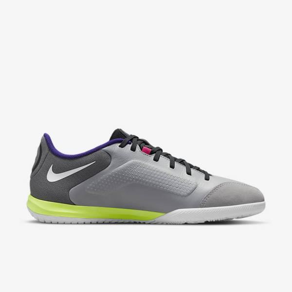 Dámské Kopačky Nike Tiempo Legend 9 Academy IC Indoor-Court Světle Šedé Bílé | NK897LWF