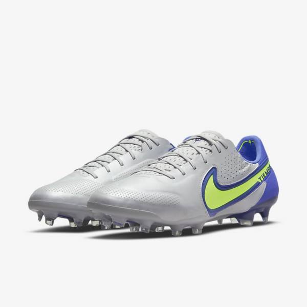 Dámské Kopačky Nike Tiempo Legend 9 Elite FG Firm-Ground Šedé Blankyt | NK103TLF