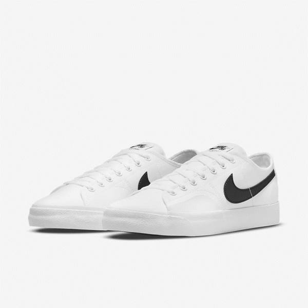 Dámské Skate Boty Nike SB BLZR Court Bílé Černé Černé | NK089CHU