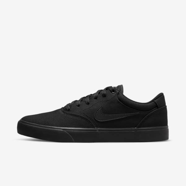 Dámské Skate Boty Nike SB Chron 2 Platene Černé | NK052LGD