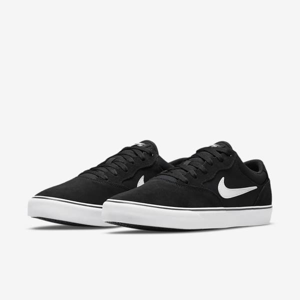 Dámské Skate Boty Nike SB Chron 2 Černé Bílé | NK031YHL