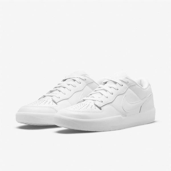 Dámské Skate Boty Nike SB Force 58 Premium Bílé | NK519OCQ