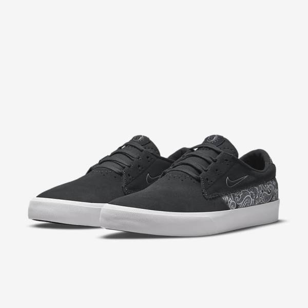 Dámské Skate Boty Nike SB Shane Premium Tmavě Šedé Bílé Černé Šedé | NK279BCQ