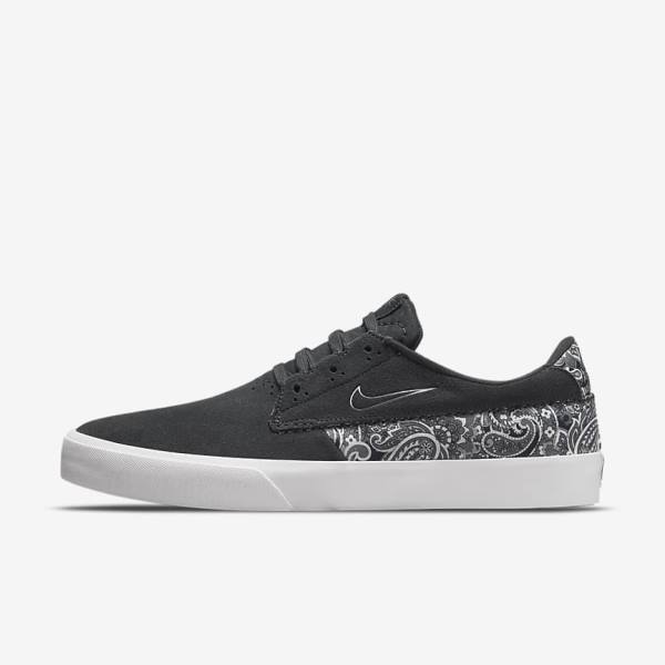 Dámské Skate Boty Nike SB Shane Premium Tmavě Šedé Bílé Černé Šedé | NK279BCQ