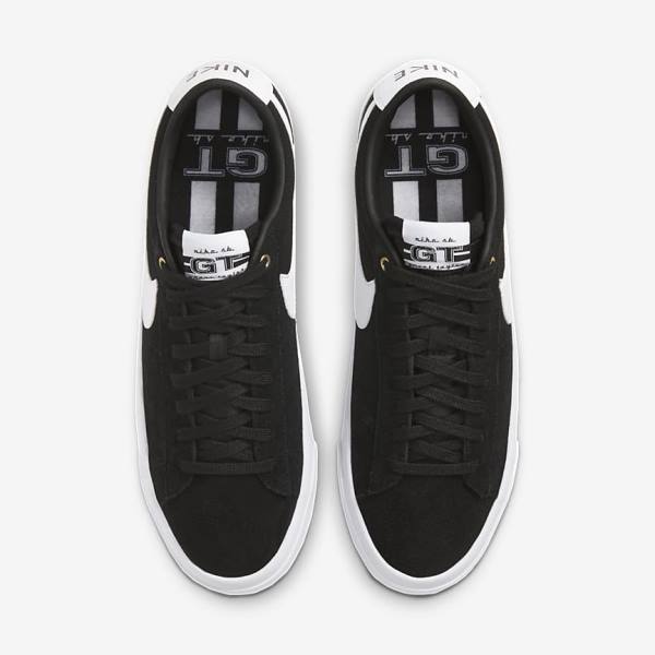 Dámské Skate Boty Nike SB Zoom Blazer Low Pro GT Černé Světle Hnědé Bílé | NK684UMK