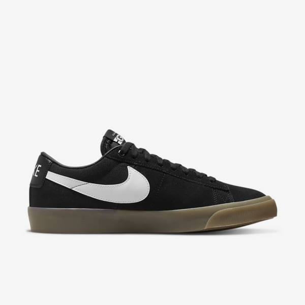 Dámské Skate Boty Nike SB Zoom Blazer Low Pro GT Černé Bílé | NK816WDC