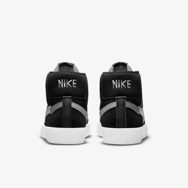 Dámské Skate Boty Nike SB Zoom Blazer Mid Premium Černé Šedé Bílé | NK017DOS