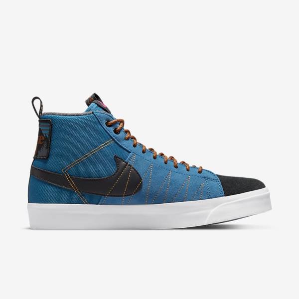 Dámské Skate Boty Nike SB Zoom Blazer Mid Premium Černé | NK238TMF