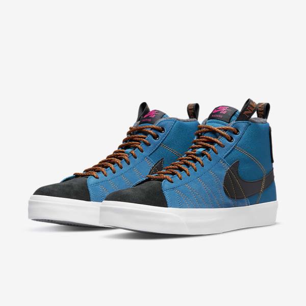 Dámské Skate Boty Nike SB Zoom Blazer Mid Premium Černé | NK238TMF