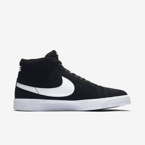 Dámské Skate Boty Nike SB Zoom Blazer Mid Černé Bílé | NK584VMB