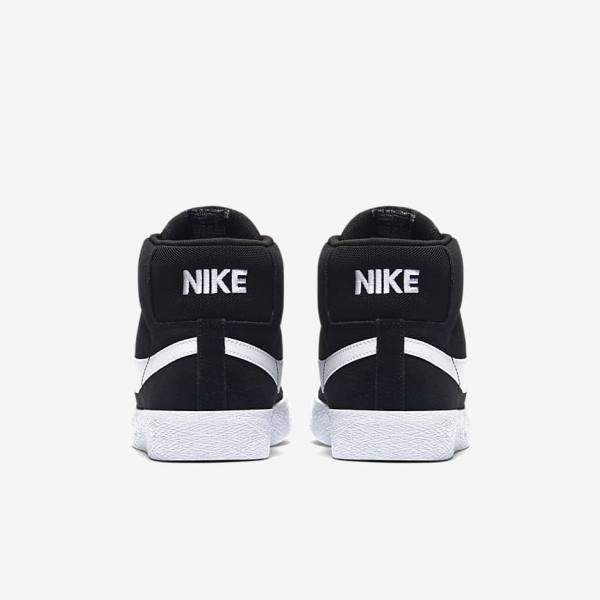 Dámské Skate Boty Nike SB Zoom Blazer Mid Černé Bílé | NK584VMB