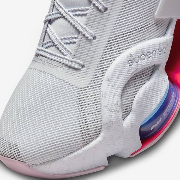 Dámské Sportovní Boty Nike Air Zoom SuperRep 3 HIIT Class Platina Šedé Blankyt Metal Stříbrné | NK841QCR