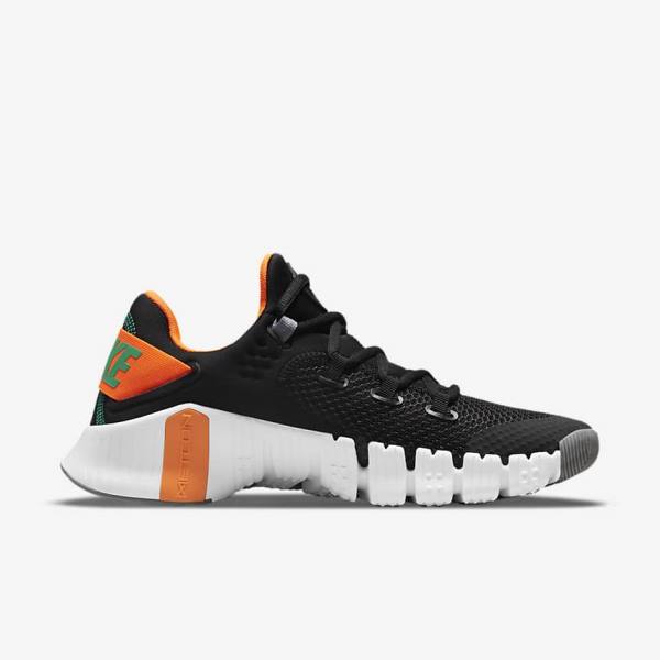 Dámské Sportovní Boty Nike Free Metcon 4 Černé Oranžové Bílé Tyrkysové | NK456AVE