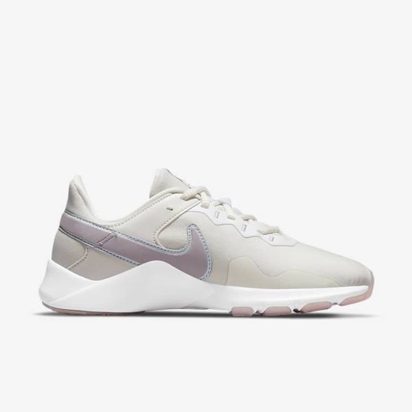 Dámské Sportovní Boty Nike Legend Essential 2 Premium Černé Platina Bílé | NK980HJC