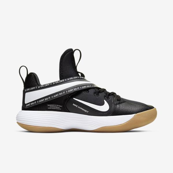 Dámské Sportovní Boty Nike React HyperSet Indoor Court Černé Světle Hnědé Bílé | NK243WOF