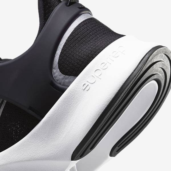 Dámské Sportovní Boty Nike SuperRep Go 2 Černé Bílé Metal Tmavě Šedé | NK760HLC