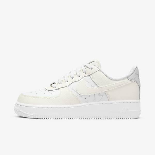 Dámské Tenisky Nike Air Force 1 07 Bílé Platina | NK634ANU