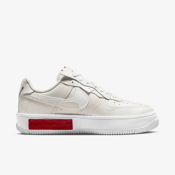 Dámské Tenisky Nike Air Force 1 Fontanka Bílé Červené | NK149PYD