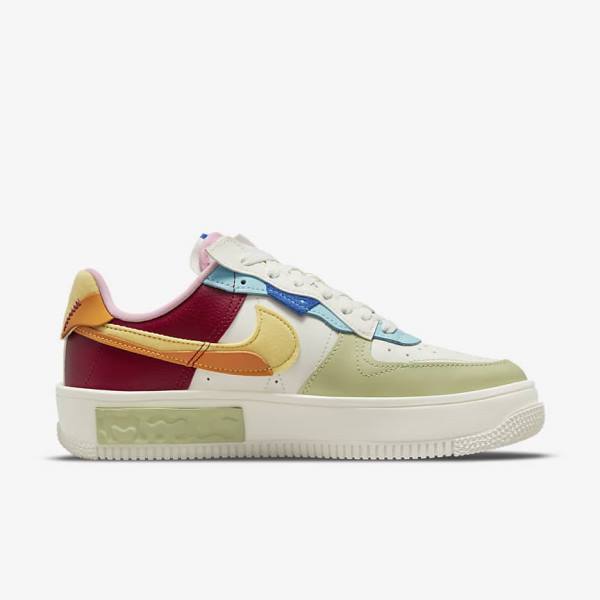 Dámské Tenisky Nike Air Force 1 Fontanka Vínové Zlaté | NK509NAW