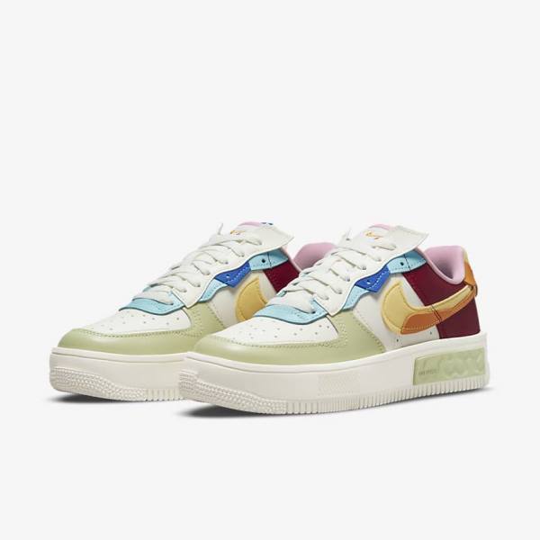 Dámské Tenisky Nike Air Force 1 Fontanka Vínové Zlaté | NK509NAW