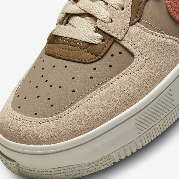 Dámské Tenisky Nike Air Force 1 Fontanka Vínové Hnědožlutý | NK746BTR