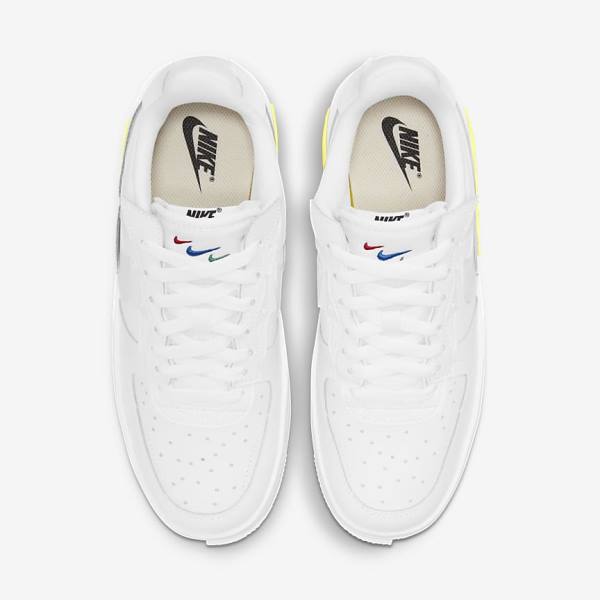 Dámské Tenisky Nike Air Force 1 Fontanka Bílé Žluté Bílé | NK789VOY