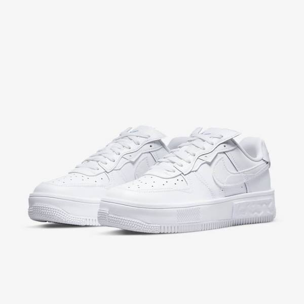 Dámské Tenisky Nike Air Force 1 Fontanka Bílé | NK834VFK