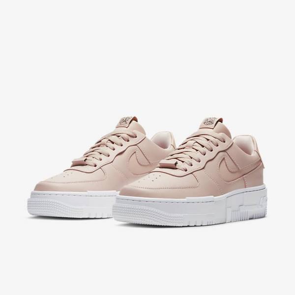 Dámské Tenisky Nike Air Force 1 Pixel Béžový Černé Bílé | NK436DJK