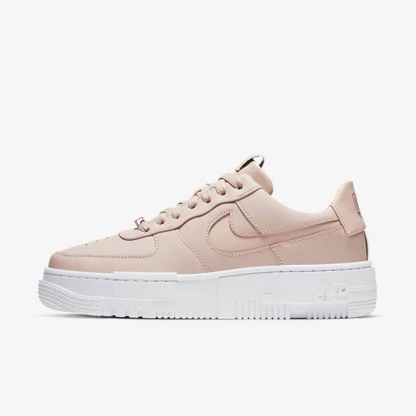 Dámské Tenisky Nike Air Force 1 Pixel Béžový Černé Bílé | NK436DJK