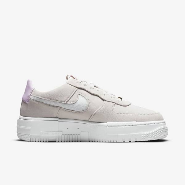 Dámské Tenisky Nike Air Force 1 Pixel Bílé Světle Béžový Růžové | NK340FVU