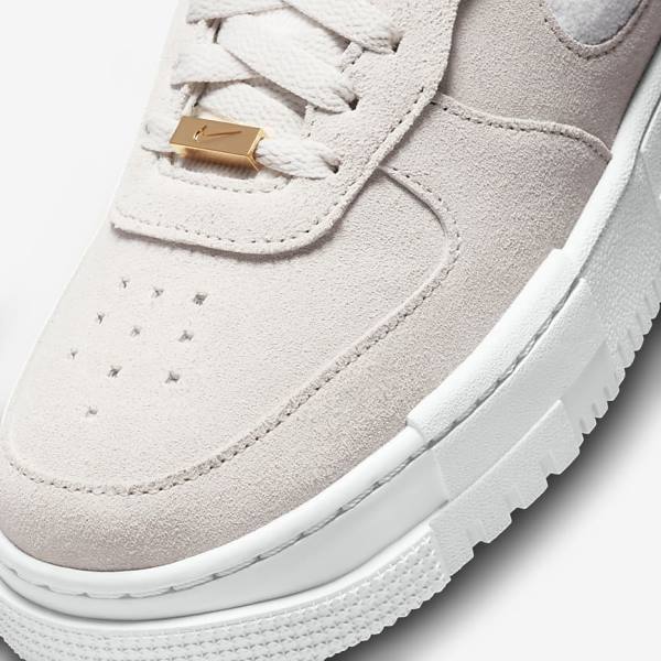 Dámské Tenisky Nike Air Force 1 Pixel Bílé Světle Béžový Růžové | NK340FVU