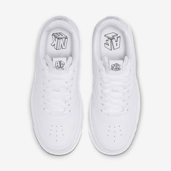 Dámské Tenisky Nike Air Force 1 Pixel Bílé Černé Bílé | NK874BFD