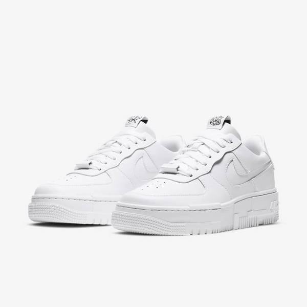 Dámské Tenisky Nike Air Force 1 Pixel Bílé Černé Bílé | NK874BFD