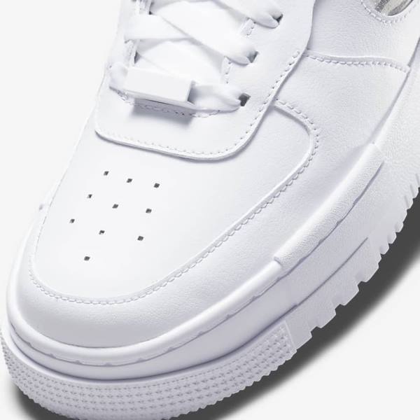 Dámské Tenisky Nike Air Force 1 Pixel SE Bílé Šedé Bílé | NK761HTV