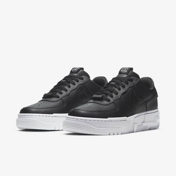 Dámské Tenisky Nike Air Force 1 Pixel Černé Bílé Černé | NK340IKV