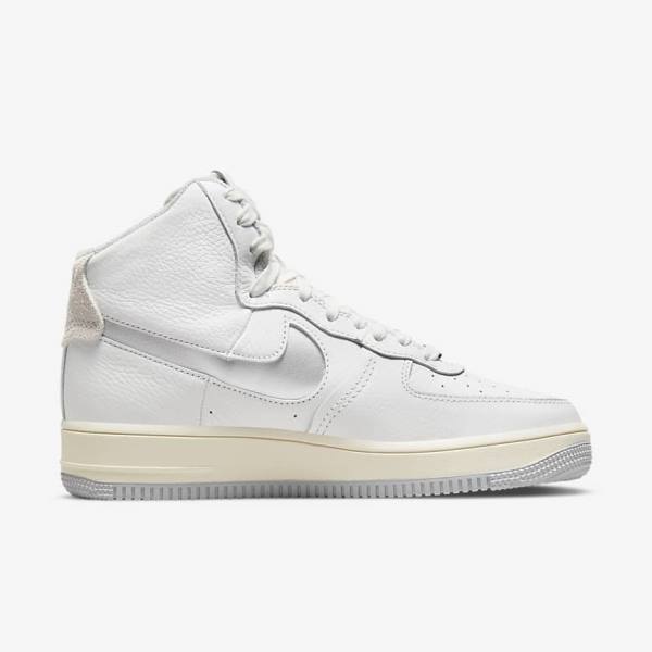 Dámské Tenisky Nike Air Force 1 Sculpt Bílé Stříbrné | NK079LIZ