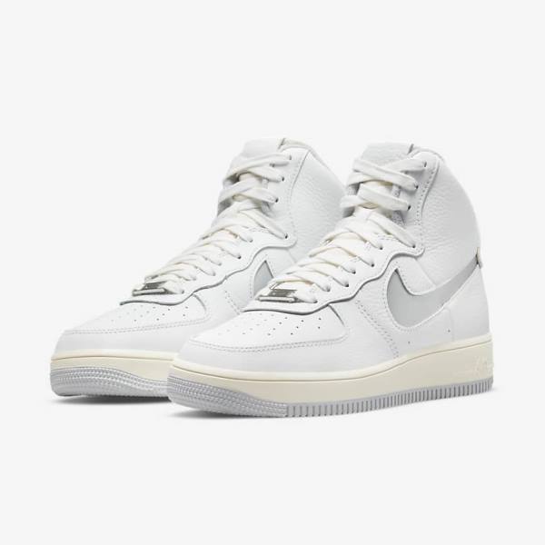 Dámské Tenisky Nike Air Force 1 Sculpt Bílé Stříbrné | NK079LIZ