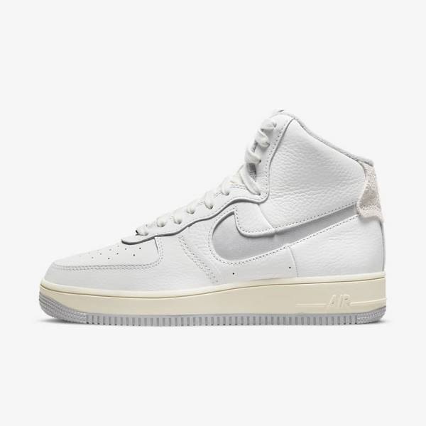 Dámské Tenisky Nike Air Force 1 Sculpt Bílé Stříbrné | NK079LIZ