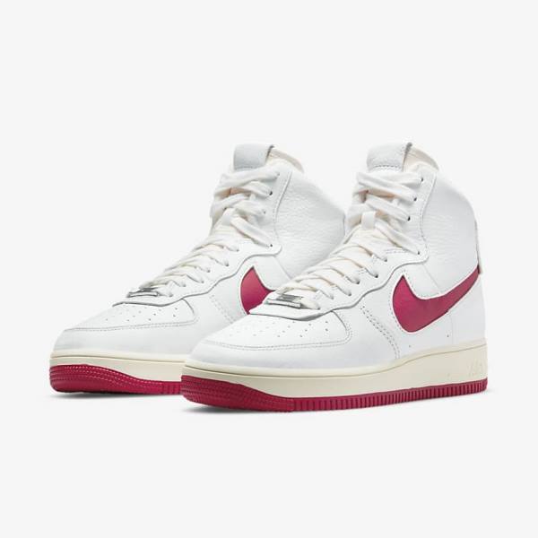 Dámské Tenisky Nike Air Force 1 Sculpt Bílé Červené | NK368UNQ