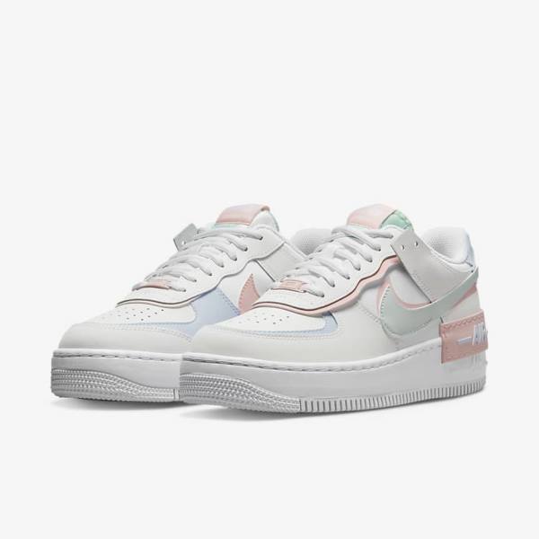 Dámské Tenisky Nike Air Force 1 Shadow Bílé Mátově Zelená Šedé | NK650JQM