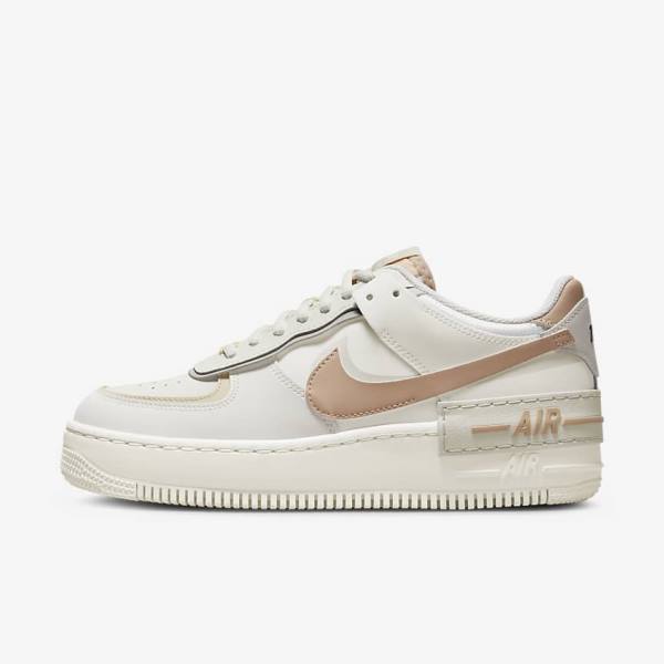 Dámské Tenisky Nike Air Force 1 Shadow Hnědožlutý Světle Béžový | NK261MAR