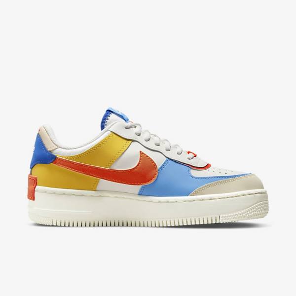 Dámské Tenisky Nike Air Force 1 Shadow Královská Modrá Oranžové Blankyt | NK087BEM