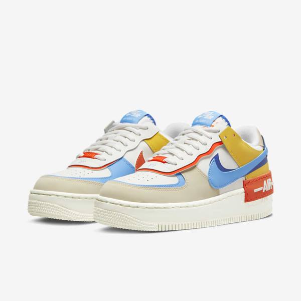 Dámské Tenisky Nike Air Force 1 Shadow Královská Modrá Oranžové Blankyt | NK087BEM