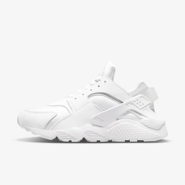 Dámské Tenisky Nike Air Huarache Bílé Platina | NK842ZWP